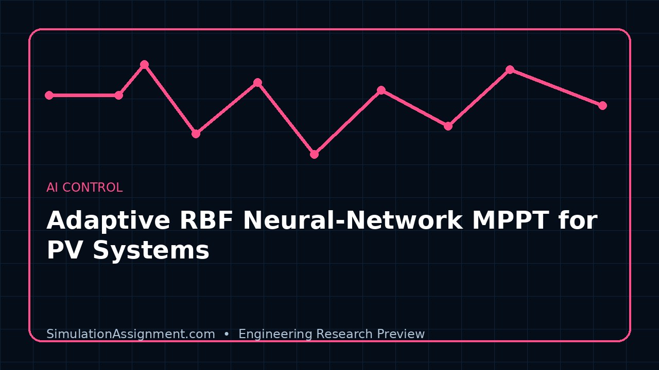 Adaptive RBF Neural-Network MPPT for PV Systems project video thumbnail