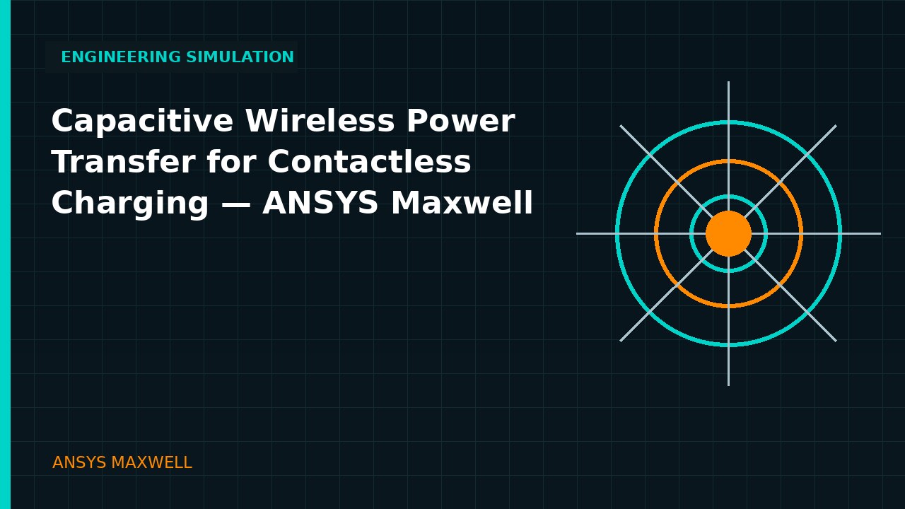 Capacitive Wireless Power Transfer for Contactless Charging | ANSYS Maxwell simulation video thumbnail