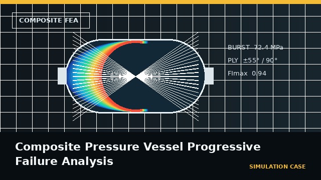 Composite Pressure Vessel Progressive Failure Analysis project video thumbnail