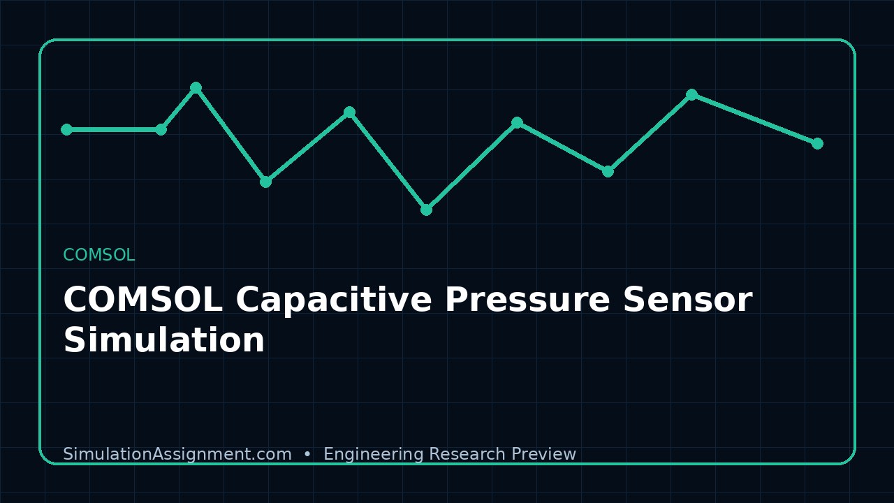 COMSOL Capacitive Pressure Sensor Simulation project video thumbnail