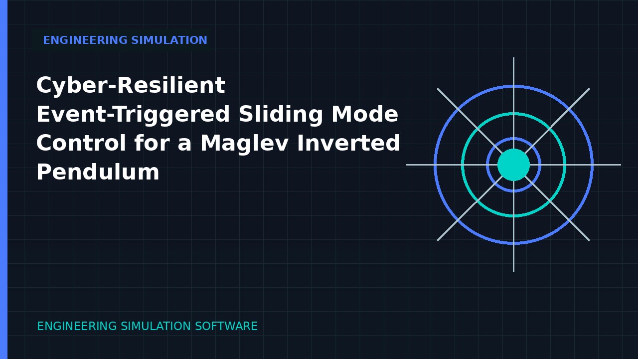 Cyber-Resilient Event-Triggered Sliding Mode Control for a Maglev Inverted Pendulum simulation video thumbnail
