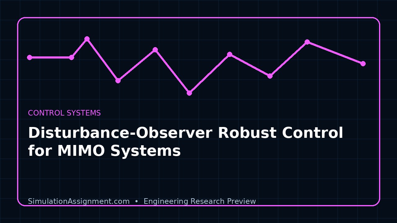 Disturbance-Observer Robust Control for MIMO Systems project video thumbnail