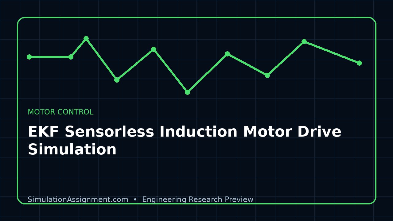 EKF Sensorless Induction Motor Drive Simulation project video thumbnail