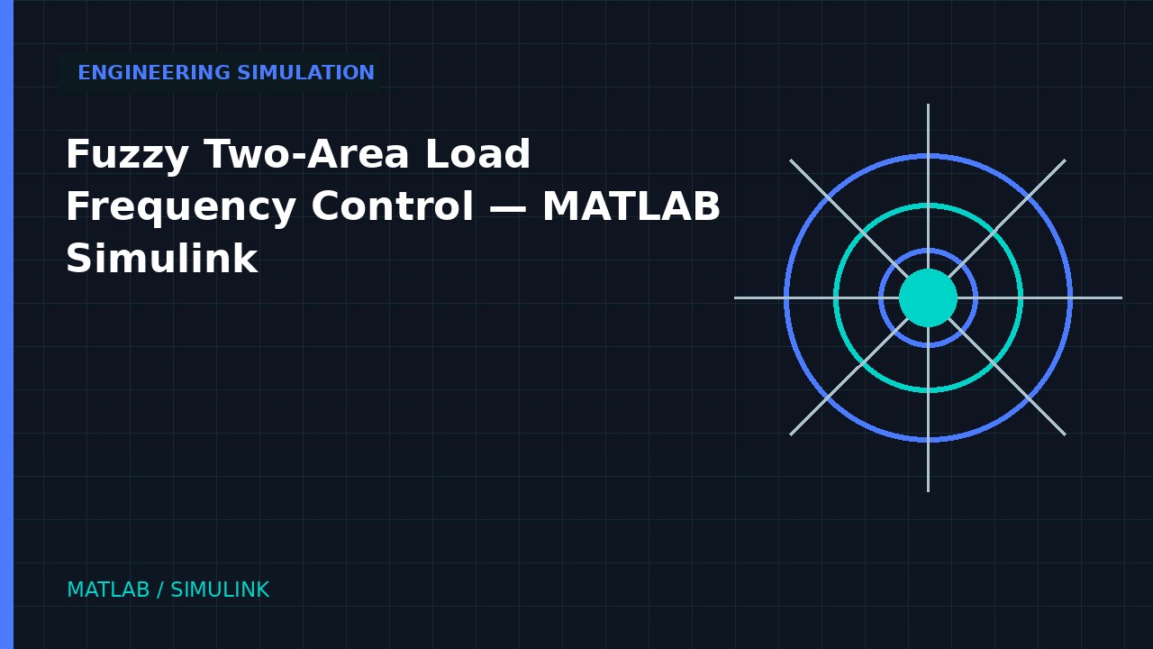 Fuzzy Two-Area Load Frequency Control | MATLAB Simulink video thumbnail
