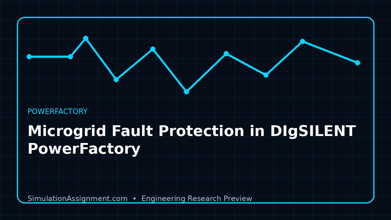 Microgrid Fault Protection in DIgSILENT PowerFactory project video thumbnail