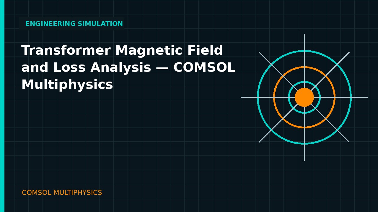 Transformer Magnetic Field and Loss Analysis | COMSOL Multiphysics video thumbnail