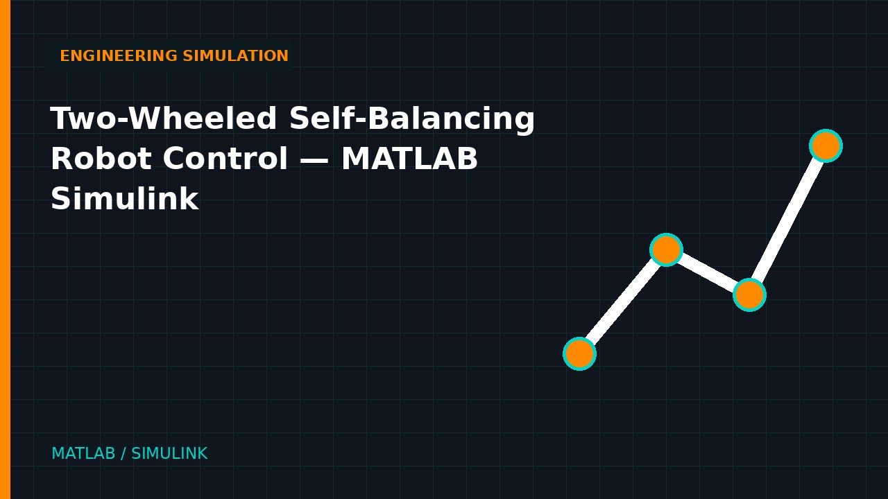 Two-Wheeled Self-Balancing Robot Control | MATLAB Simulink simulation video thumbnail